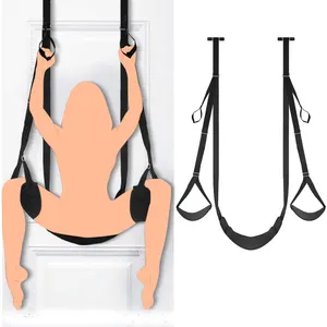Permainan seks dewasa kursi ayunan pintu gantung mainan erotis posisi seks perbudakan BDSM dengan dudukan lengan budak seks Fetish seksi Love-Swing