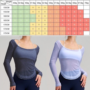 Camiseta de Yoga Cloud Rise <span class=keywords><strong>para</strong></span> Mujer, Ajustada, de Color Sólido, Manga Larga, con <span class=keywords><strong>Sujetador</strong></span> Incorporado, Top Deportivo <span class=keywords><strong>para</strong></span> Gimnasio, Ropa Deportiva de Invierno - Product Image 6