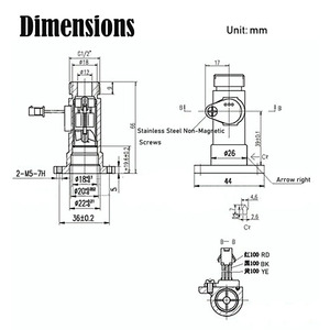 YF-B16 DN15 1/2 นิ้ว DC5~15V อุปกรณ์แก๊ส เซ็นเซอร์วัดการไหลของน้ำร้อน 4 จุด 30 ลิตร/นาที - Product Image 6