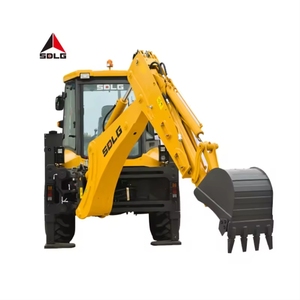 Minicargadora Retroexcavadora SDLG B877F, Minicargadora Compacta 4x4 de Alta Calidad China, Cargadora Frontal con Retroexcavadora - Product Image 1