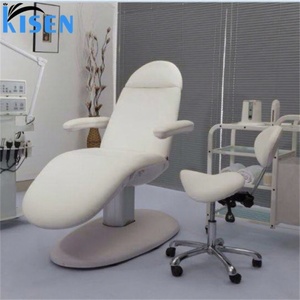 KISEN Modern Professional Luxury Stainless Steel Gold 3/4 Motors <b>Electric</b> Facial Bed Salon Massage <b>Table</b> Spa Beauty Bed - Product Image 2
