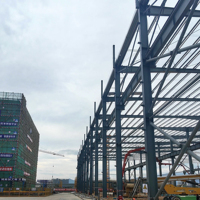 Bâtiment en structure métallique préfabriquée industrielle haute résistance pour la construction d'hôtels, de centres commerciaux et de supermarchés à plusieurs étages
