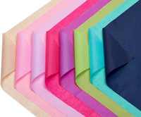 Échantillon gratuit de papier de soie blanc personnalisé de haute qualité en gros, 17 g/m²