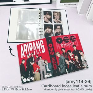 <span class=keywords><strong>Album</strong></span> photo KPOP <span class=keywords><strong>V</strong></span> JK ARIRANG en carton, classeur à feuilles mobiles A5, page à quatre compartiments, double face, 80 emplacements pour cartes - Product Image 1