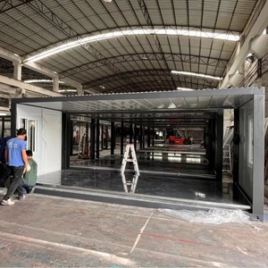 Modern Z Type Folding Mobile <strong>Sandwich</strong> <strong>Panel</strong> Container Houses Tiny House For Shop Use - Product Image 2