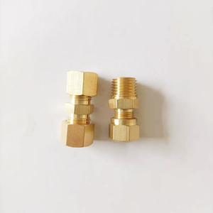 Unión en T de compresión de latón, Conector de 3 vías, tubo de 1/4 ", manga de ferrels de compresión de latón macho, conector rápido de tres vías - Product Image 4