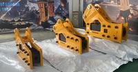 Ciseaux de démolition hydrauliques SB81A pour excavatrices de 18 à 26 tonnes, origine Shandong, jaune, garantie 1 an