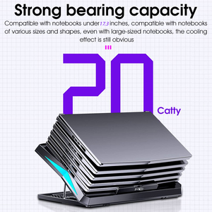 <strong>High</strong> Performance 6 Fan 6 Gear <strong>Laptop</strong> Cooling Pad Gaming Notebook Cooler Cooling <strong>Laptop</strong> <strong>Stand</strong>