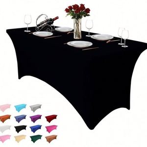 Mantel de Spandex Elástico Impreso Personalizado de 6 y 8 pies, Cubierta Impermeable para Mesa, para Ferias Comerciales, Publicidad con Logotipo, Regalos Promocionales - Product Image 1