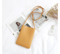 Tas ponsel gaya Korea, tas bahu kasual Semua cocok Retro PU permukaan lembut sederhana tas kecil sastra wanita Vintage