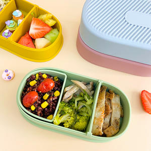 Boîte à lunch portable en silicone avec couvercle anti-fuite en silicone, isolation thermique compatible micro-ondes pour le stockage de petites quantités de soupe - Product Image 4
