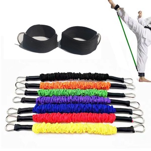 Bande de résistance élastique pour les jambes Yogi, en matériau TPE, avec sangle de cheville, équipement d'entraînement physique pour le remodelage corporel et les exercices de force - Product Image 5