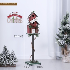 Décorations de Noël intérieur/extérieur Cabine Boîte aux lettres Bar Centre commercial École Figurines de Noël Jouets - Product Image 6