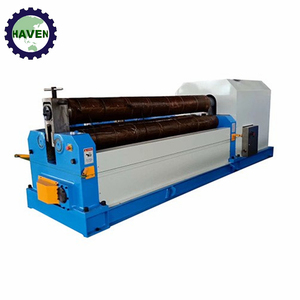 <span class=keywords><strong>CNC</strong></span> Sắt Tấm Bender Kim Loại Tấm Máy Cán 3 Con Lăn Tấm Thép Máy Uốn - Product Image 3