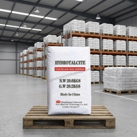 Hydrotalcite stabilisatrice de chaleur pour PVC