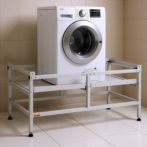 Soporte de Acero al Carbono para Lavadora, 48.5x25 Pulgadas, Bandeja Doble, Capacidad de 590 Lb para Electrodomésticos de Lavandería - Product Image 2