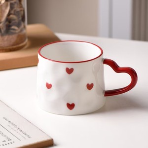 Porte-clés en céramique personnalisé pour fille, motif mignon, tasse à café et tasse à lait peintes à la main, un cadeau pour les amis - Product Image 5