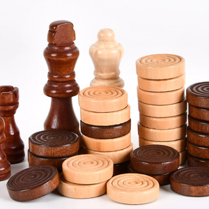 Lớn 39*39*2.5cm bằng gỗ gấp cờ vua thiết lập 3 trong 1 trò chơi bao gồm <span class=keywords><strong>backgammon</strong></span> và cờ cho trẻ em và người lớn mới bắt đầu - Product Image 4