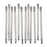 Nouvelles attaches-câbles en acier inoxydable autobloquantes, sangles métalliques multi-usages, attaches-câbles, attaches de câbles, organisateur de matériel
