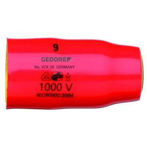 Gedore-2946424 3/8 ''VDE ซ็อกเก็ตหกเหลี่ยมเมตริก-ซ็อกเก็ตหุ้มฉนวน4010886947456 - Product Image 1