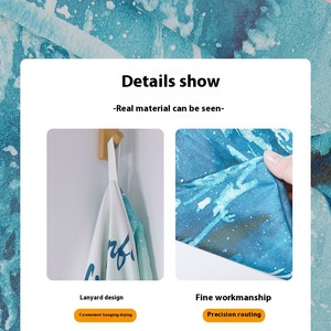 เสื้อคลุมอาบน้ำ2025ไมโครไฟเบอร์และผ้าเช็ดตัวชายหาดแห้งเร็วแบบพกพามีซิปเสื้อคลุมมีฮู้ดสำหรับใส่ว่ายน้ำและอาบน้ำ - Product Image 4