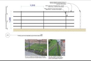 Ограждение национального парка ограждение для общественного сада ограждение декоративное стальное поручень ирландского английского палисада - Product Image 6