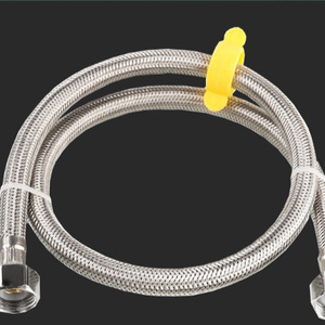 Manguera de Agua Trenzada de Acero Inoxidable 304, Conector Flexible para Suministro de Agua, Rosca Hembra, Entrada de Agua para Baño/Inodoro - Product Image 2