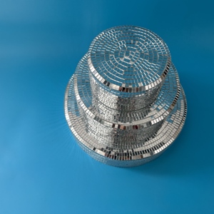 Supporto <span class=keywords><strong>per</strong></span> <span class=keywords><strong>Torte</strong></span> in Vetro Mosaico e Schiuma EPS, Decorazione Scintillante <span class=keywords><strong>per</strong></span> Feste, Espositore <span class=keywords><strong>per</strong></span> Eventi Festivi, Supporto a Più Livelli <span class=keywords><strong>per</strong></span> Pasticceria - Product Image 3