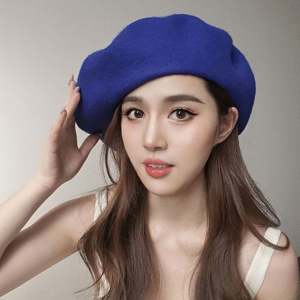 Gorro de Lana de 32 cm, Estilo Boina, para Mujer, Talla Grande, Informal, a la Moda, para Otoño e Invierno 2024 - Product Image 5