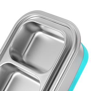 Eco Freundliche 304 Edelstahl Lunch <span class=keywords><strong>Box</strong></span> <span class=keywords><strong>2</strong></span> Schicht <span class=keywords><strong>2</strong></span> Fach Luncn Bento <span class=keywords><strong>Box</strong></span> Für Kinder - Product Image 2