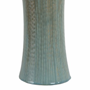 Vase en céramique pour sol, design évasé moderne, grande taille, pièce décorative pour salon - Product Image 3