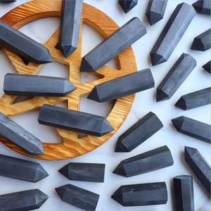 หินคริสตัลธรรมชาติทรงหอก ชุงไกต์ ควอตซ์ สำหรับงานฝีมือและตกแต่งบ้าน ขายส่ง - Product Image 4