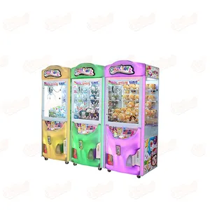 投币操作疯狂玩具2爪起重机游戏机街机毛绒玩具自动售货机