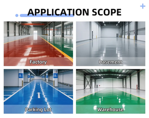 Enduit époxy industriel auto-nivelant de haute qualité, mastic liquide intermédiaire pour revêtements de <span class=keywords><strong>sol</strong></span> en béton, sols de garage et bâtiments - Product Image 4