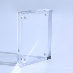 <span class=keywords><strong>3x2</strong></span> отдельно стоящая прозрачная акриловая магнитная блок фоторамка для настольного дисплея - Product Image 5