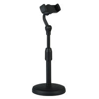 Support de téléphone portable et tablette multifonction rotatif à 360 degrés, télescopique, pliable, pour bureau