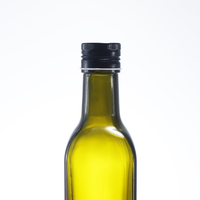 Bouteille en verre vide pour huile d'olive avec bouchon 250ml 500ml 750ml 1000ml Carré transparent Couleur et logo personnalisés pour huile d'olive Bonbons et chocolat