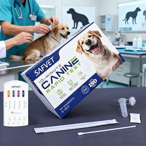 개 빠른 테스트 CDV/CPV/GIA/CCV Ag 신속 테스트 디스템퍼 Giardia 코로나 파보 바이러스 개를위한 항원 급속 검출 키트 - Product Image 1