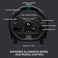 Pack Volant de Course Logitech G29 / G923 avec Levier de Vitesse Driving Force pour Xbox/PC ou PS5/PS4/PC