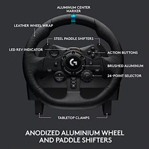 Paquete de Volante de Carreras <span class=keywords><strong>Logitech</strong></span> <span class=keywords><strong>G29</strong></span> / G923 con Palanca de Cambios Driving Force para <span class=keywords><strong>Xbox</strong></span>/PC o PS5/PS4/PC - Product Image 6