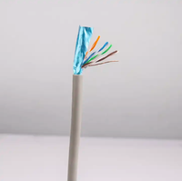 Cable LAN de Cobre CCA Cat6 UTP Sólido de 305M de Fábrica OEM, Utilizado para Redes