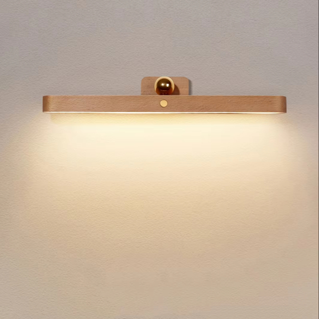 Rechargeable Battery Power Magnetic Holder Wall Lamp 180 Degree Rotating Portable Mirror Fill Light for Home and Bathroom
