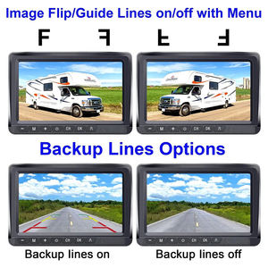 Greenyi 7 אינץ אלחוטי דיגיטלי קוונטי צג גיבוי HD אלחוטי היפוך המתנה מגנטי מסך מסך - Product Image 2