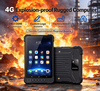Tablet Industri Android 12 8 Inci OEM Laris Manis, 6GB 128GB, Layar FHD Plus RGB, 4G NFC, Sidik Jari, untuk Penggunaan Proyek Industri