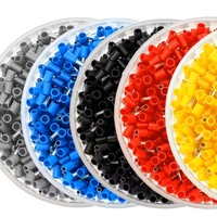 Kit d'outils de sertissage pour bornes tubulaires VE avec boîte ronde, kit professionnel de sertissage de connecteurs électriques pour projets de câblage DIY