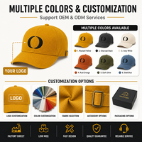Gorra de Béisbol Clásica Estructurada Ajustable de Algodón con Logotipo 3D en Relieve, Moderna, al por Mayor, Personalizada de Fábrica, Bordada