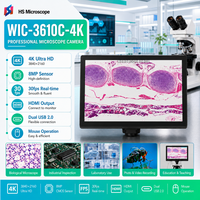 Caméra numérique 4K pour tablette, écran IPS 13,3 pouces, 8MP, 30FPS, HDMI, USB, caméra microscope pour inspection et mesure