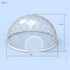 Bolin 9M Thiết Kế Ban Đầu Ngoài Trời Glamping <span class=keywords><strong>Dome</strong></span> Lớn Ngoài Trời Đám Cưới <span class=keywords><strong>Dome</strong></span> Lều Với PVC/PVDF Bìa - Product Image 1