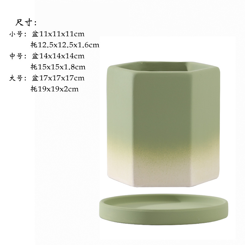 Dégradé hexagonal vert olive