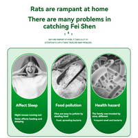 Nouvelle Piège à Colle Écologique en Carton Vert pour Rats et Souris, Répulsif Solide pour Souris, Appât Efficace